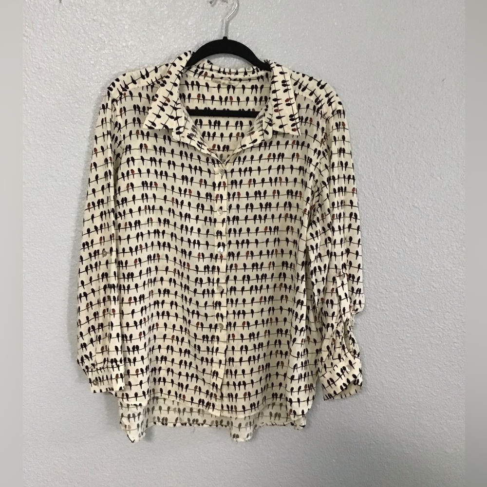 Jane & Delaney Bird On. A Wire Blouse